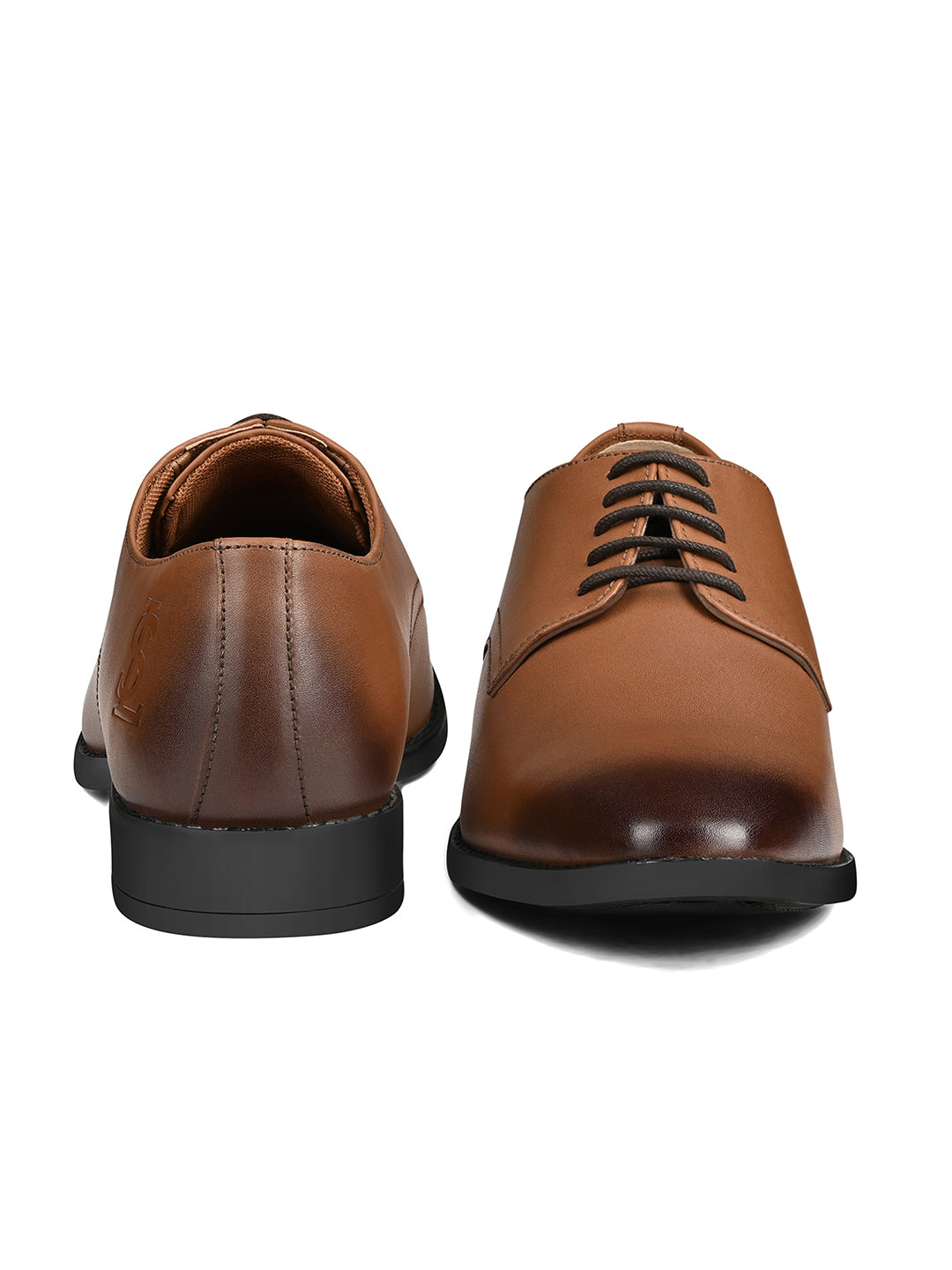 Russet Tan Egyptian Crust Leather Derby Shoes