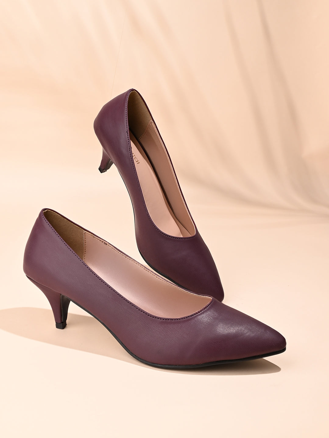 Women's Cherry Red Pump Heel Balley Sandals