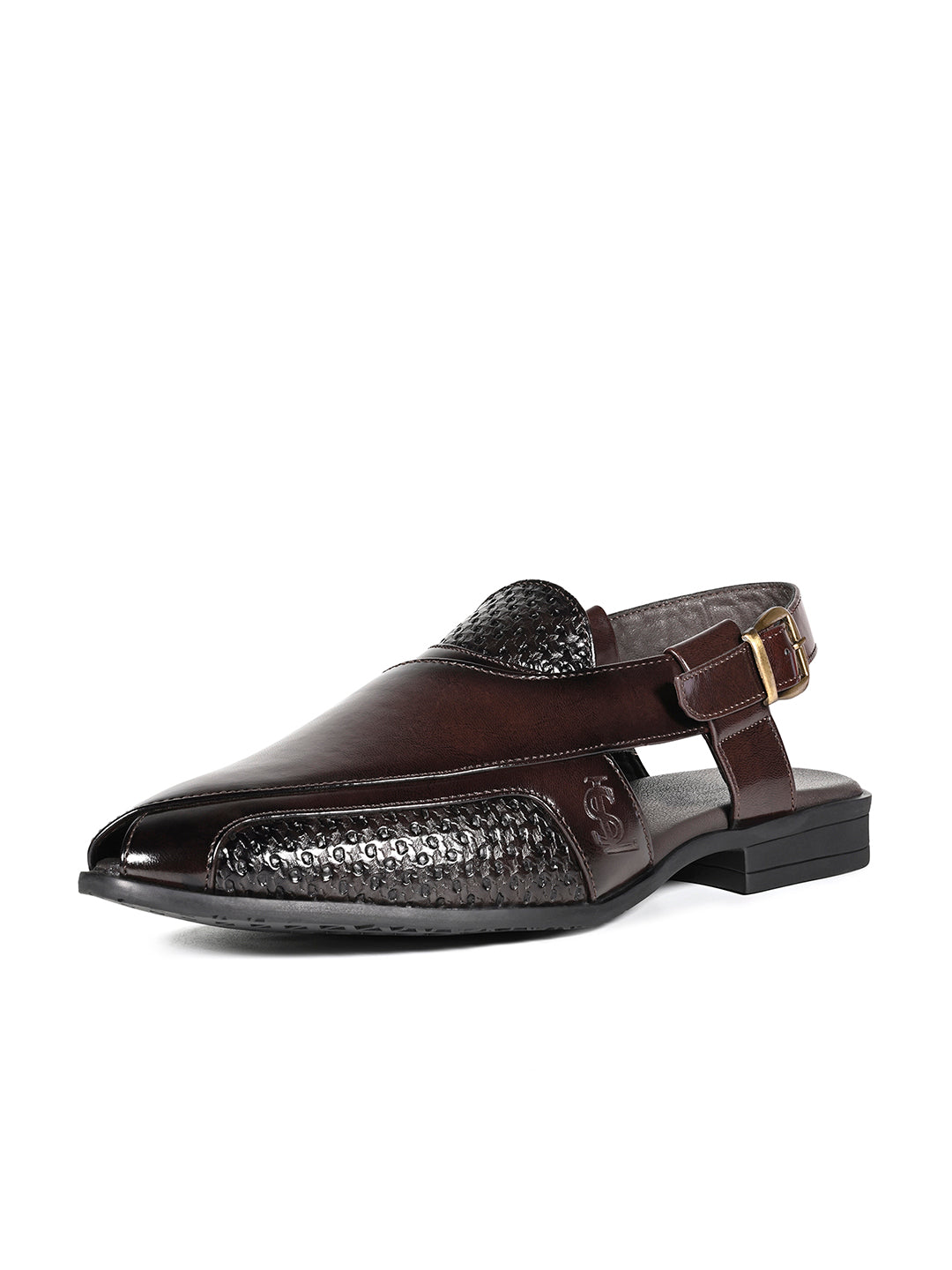 Brunette Brown Comfortable Ethnic Roman Sandals
