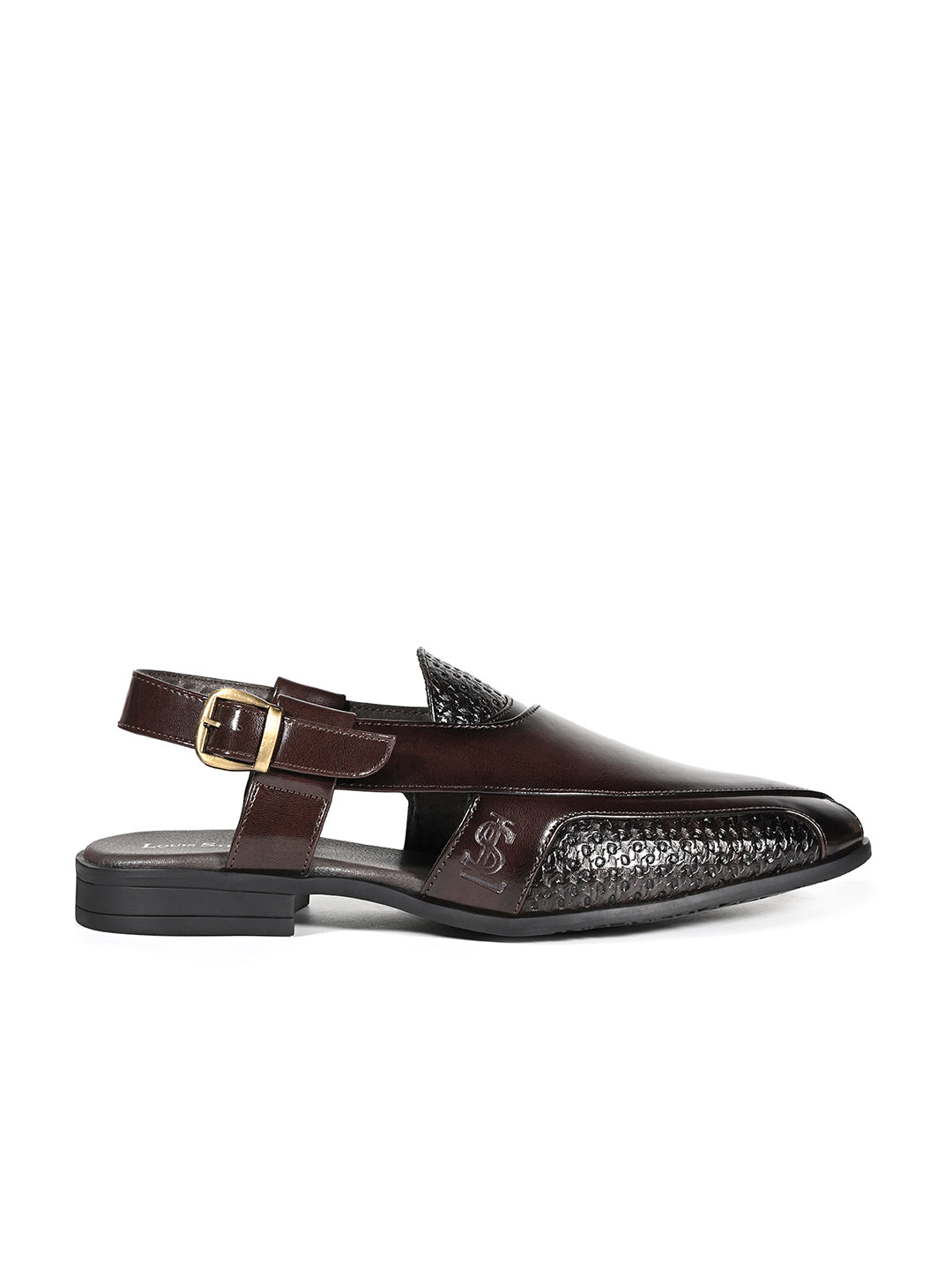 Brunette Brown Comfortable Ethnic Roman Sandals