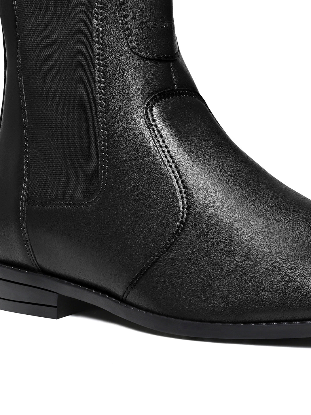 Obsidian Black Dual Tone Handcrafted Chelsea Boots