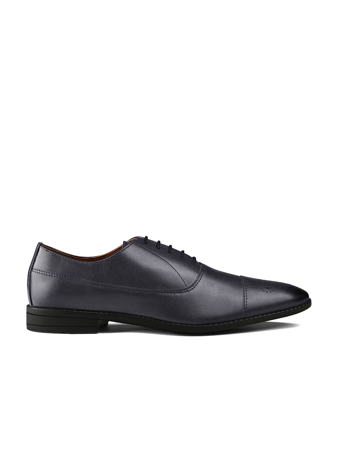 Federal Blue Handcrafted Captoe Style Comfortable Laceups