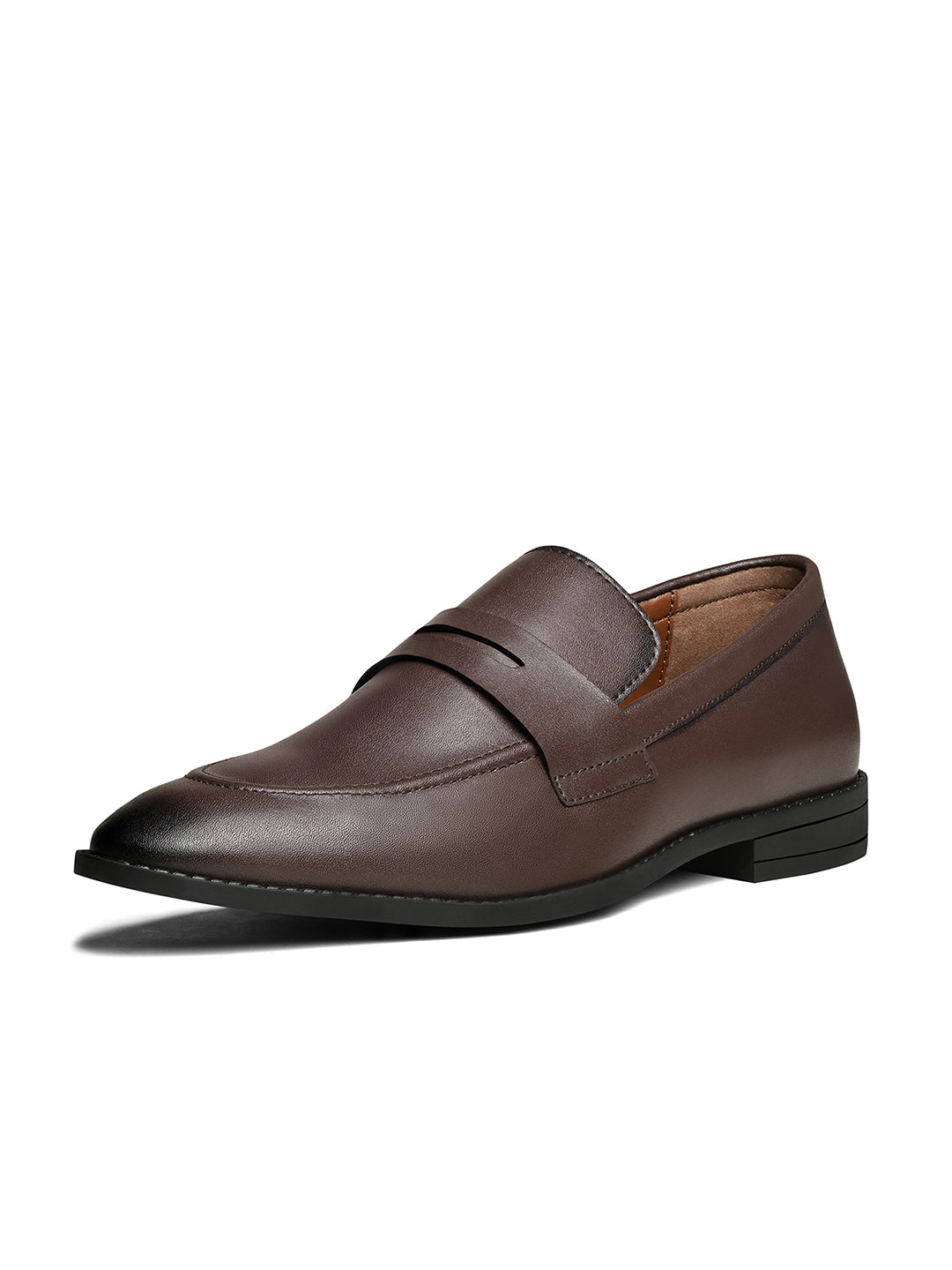 Brunette Brown Slipon Style Comfortable Moccasin