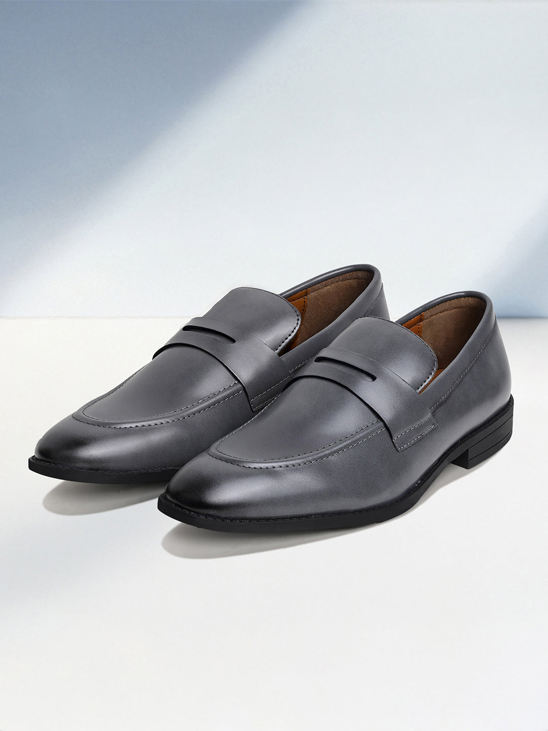 Ash Grey Slipon Style Comfortable Moccasin