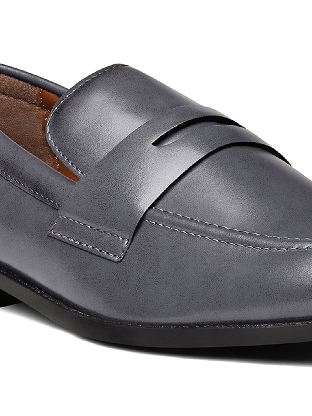Ash Grey Slipon Style Comfortable Moccasin