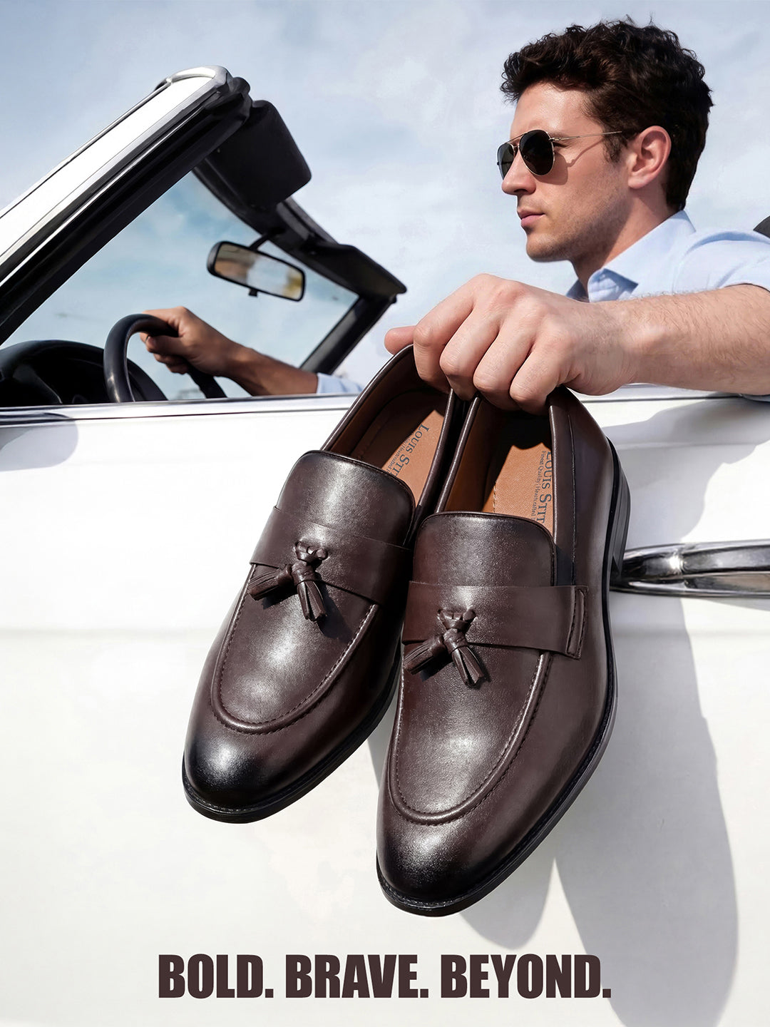 Brunette Brown Tassel Style Comfortable Moccasin
