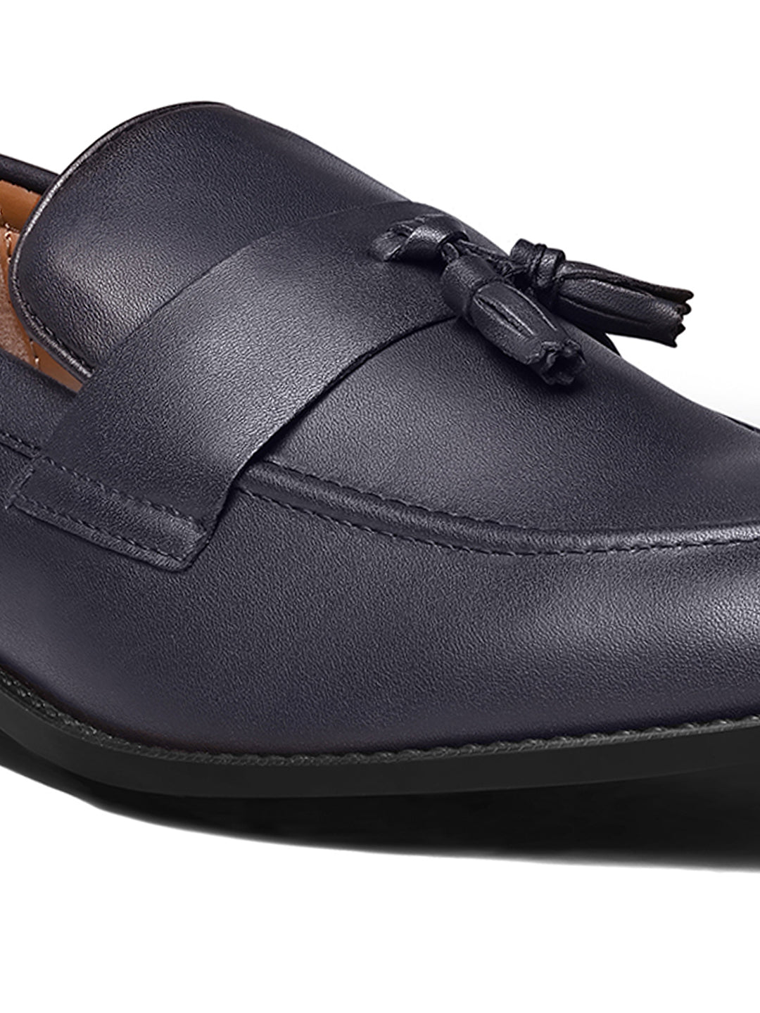 Federal Blue Handcrafted Tassel Style Comfortable Moccasin