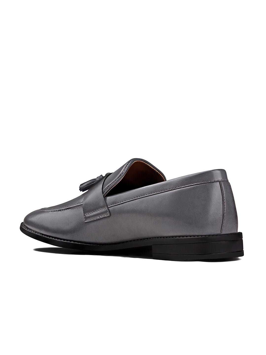 Ash Grey Tassel Style Comfortable Moccasin