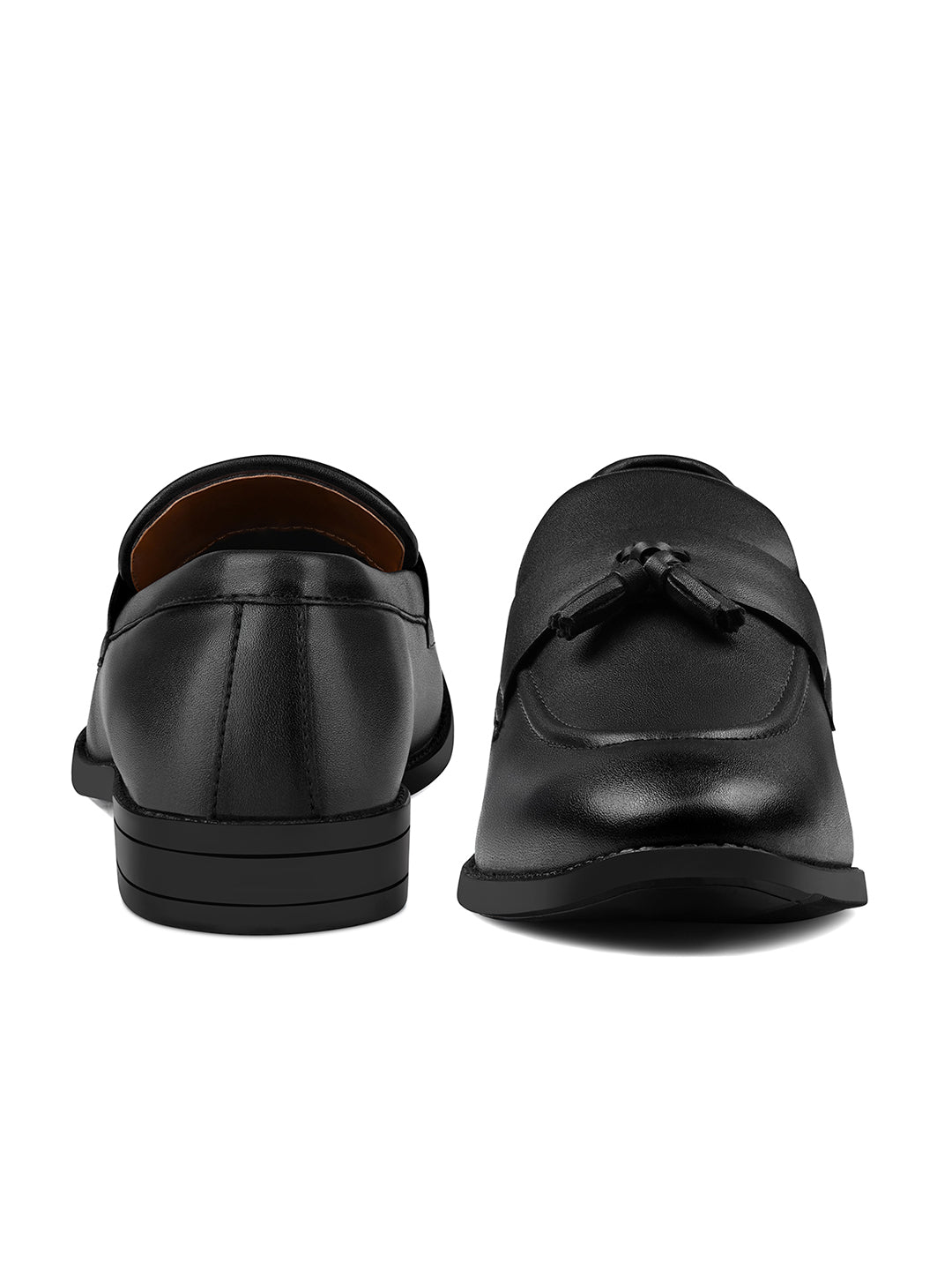 Obsidian Black Tassel Style Comfortable Moccasin