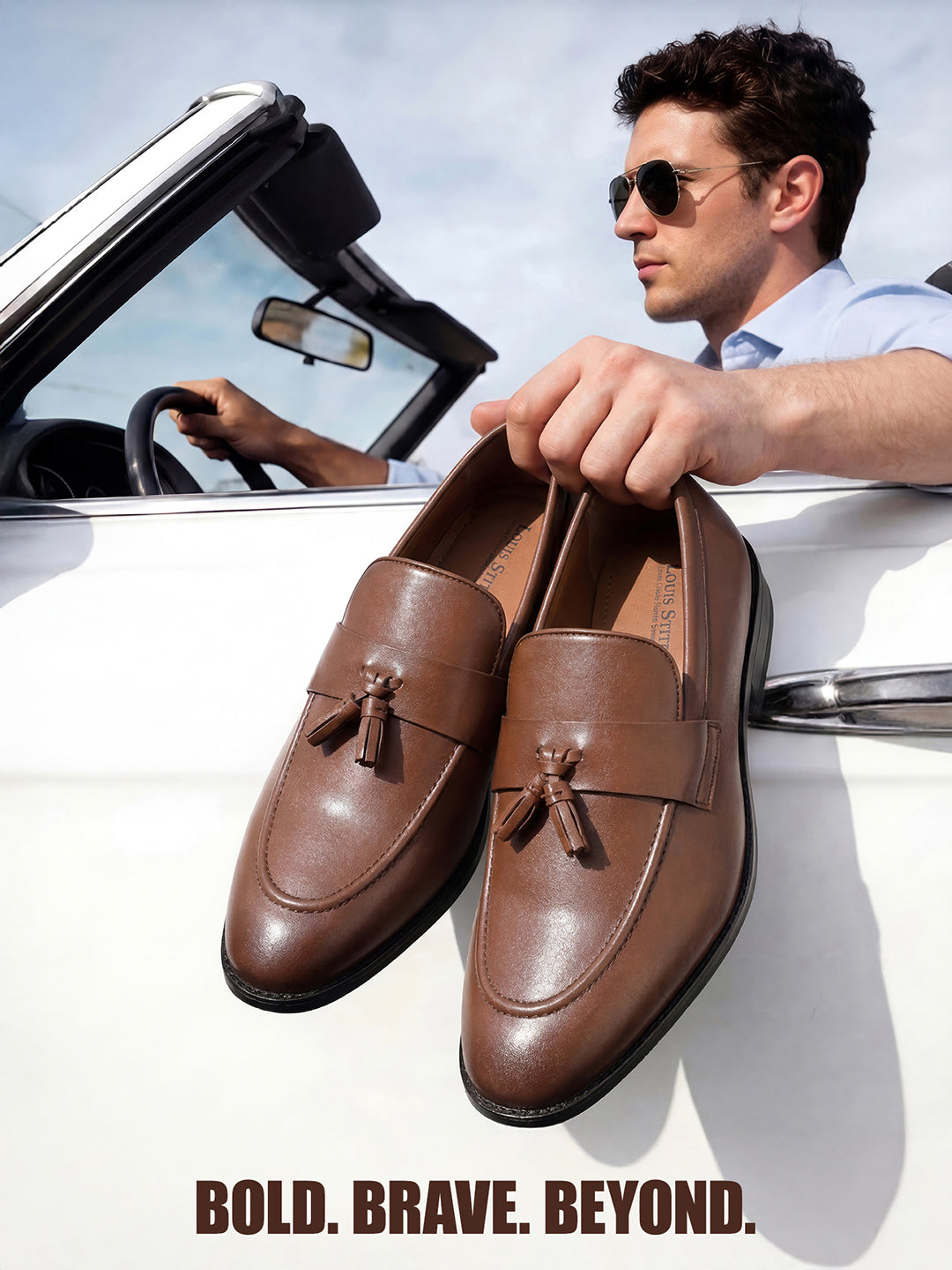 Russet Tan Tassel Style Comfortable Moccasin