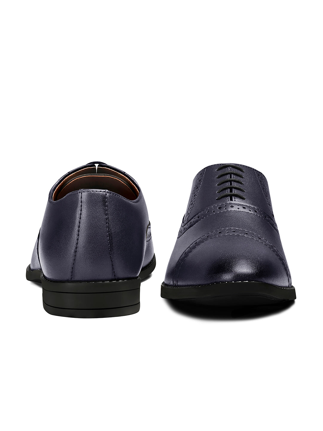 Federal Blue Oxford Style Comfortable Formal Laceup Shoes