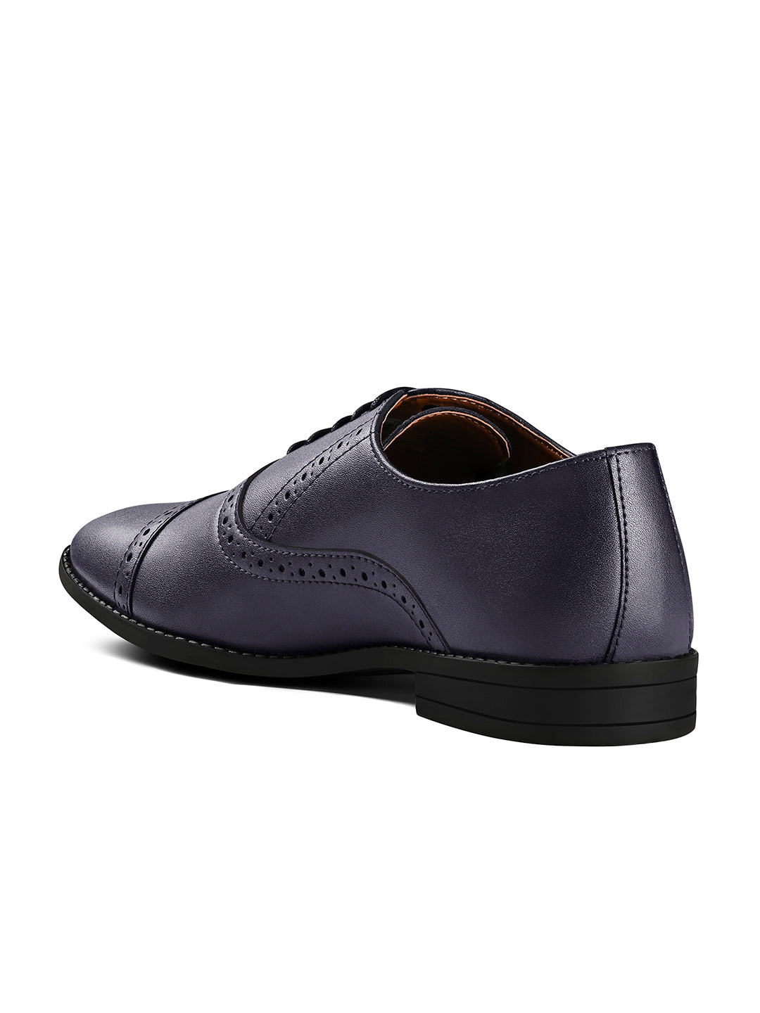 Federal Blue Oxford Style Comfortable Formal Laceup Shoes