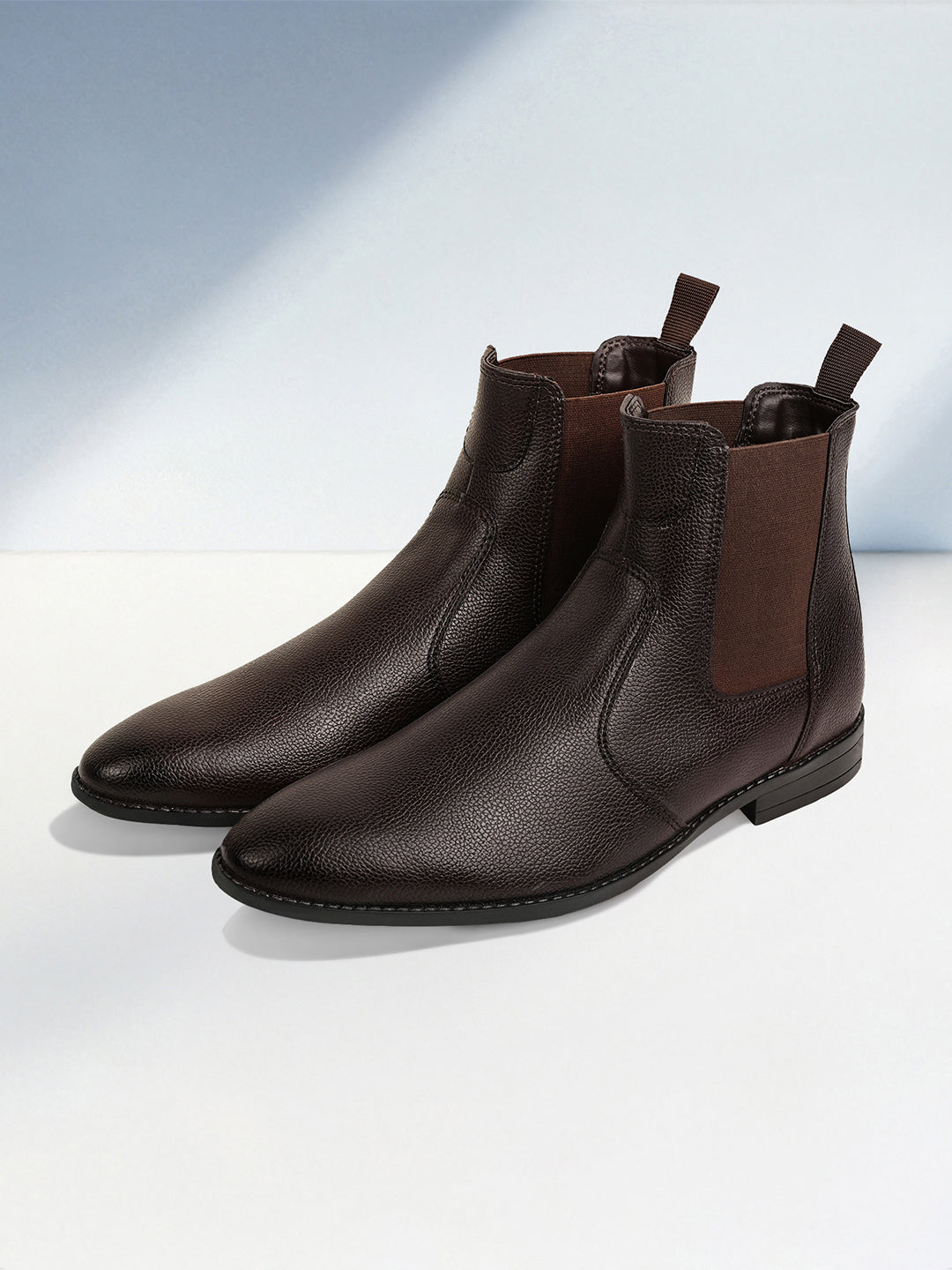 Brunette Brown Handcrafted Chelsea Milled Boots