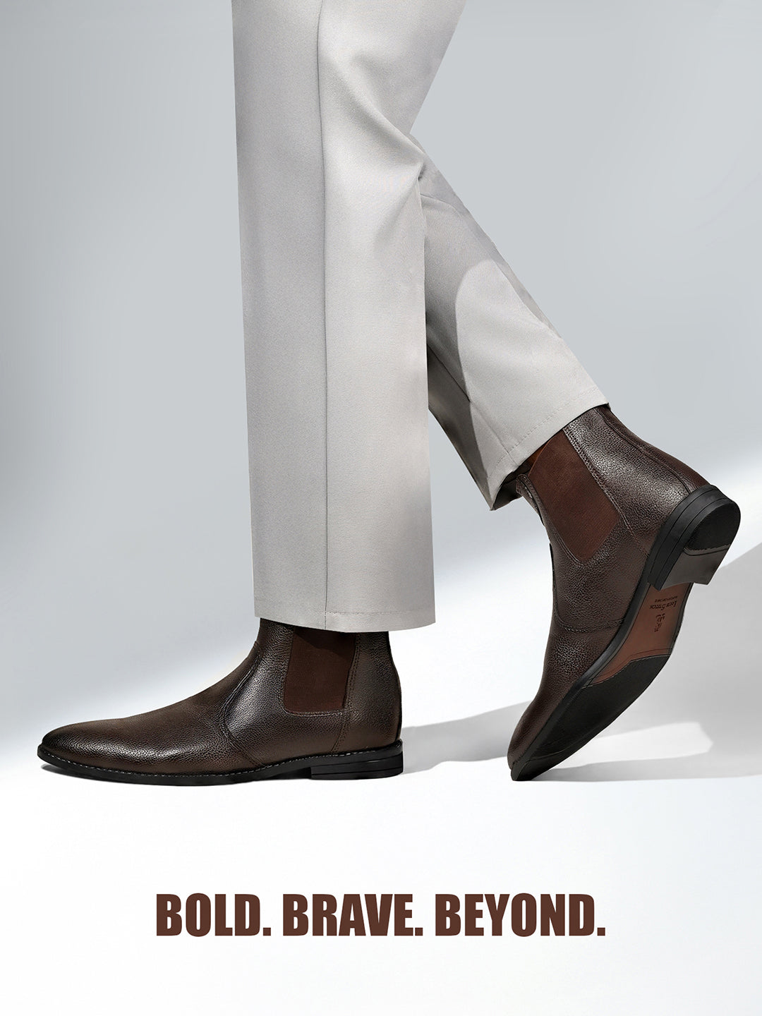 Brunette Brown Handcrafted Chelsea Milled Boots