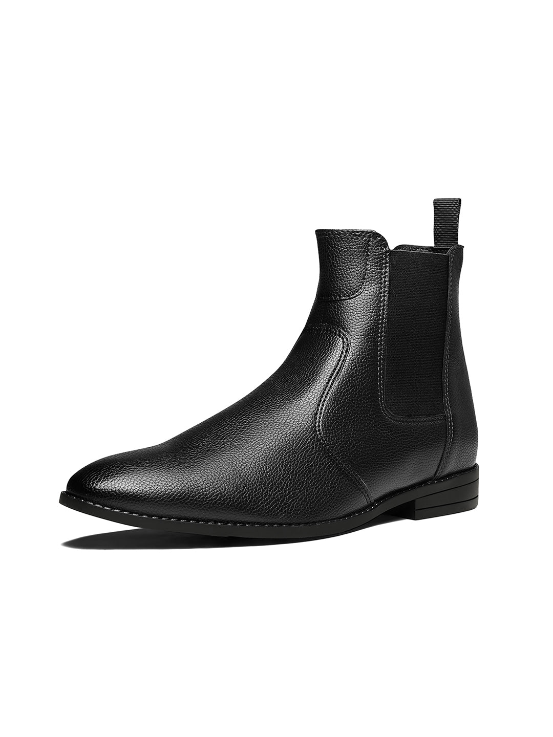 Obsidian Black Handcrafted Chelsea Milled Boots