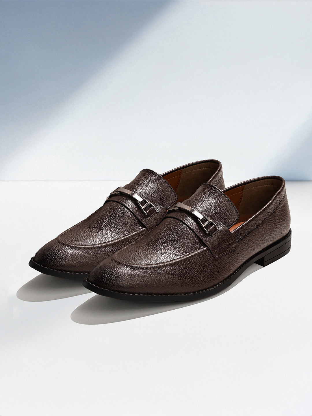 Brunette Brown Handcrafted Slipon Style Comfortable Moccasins