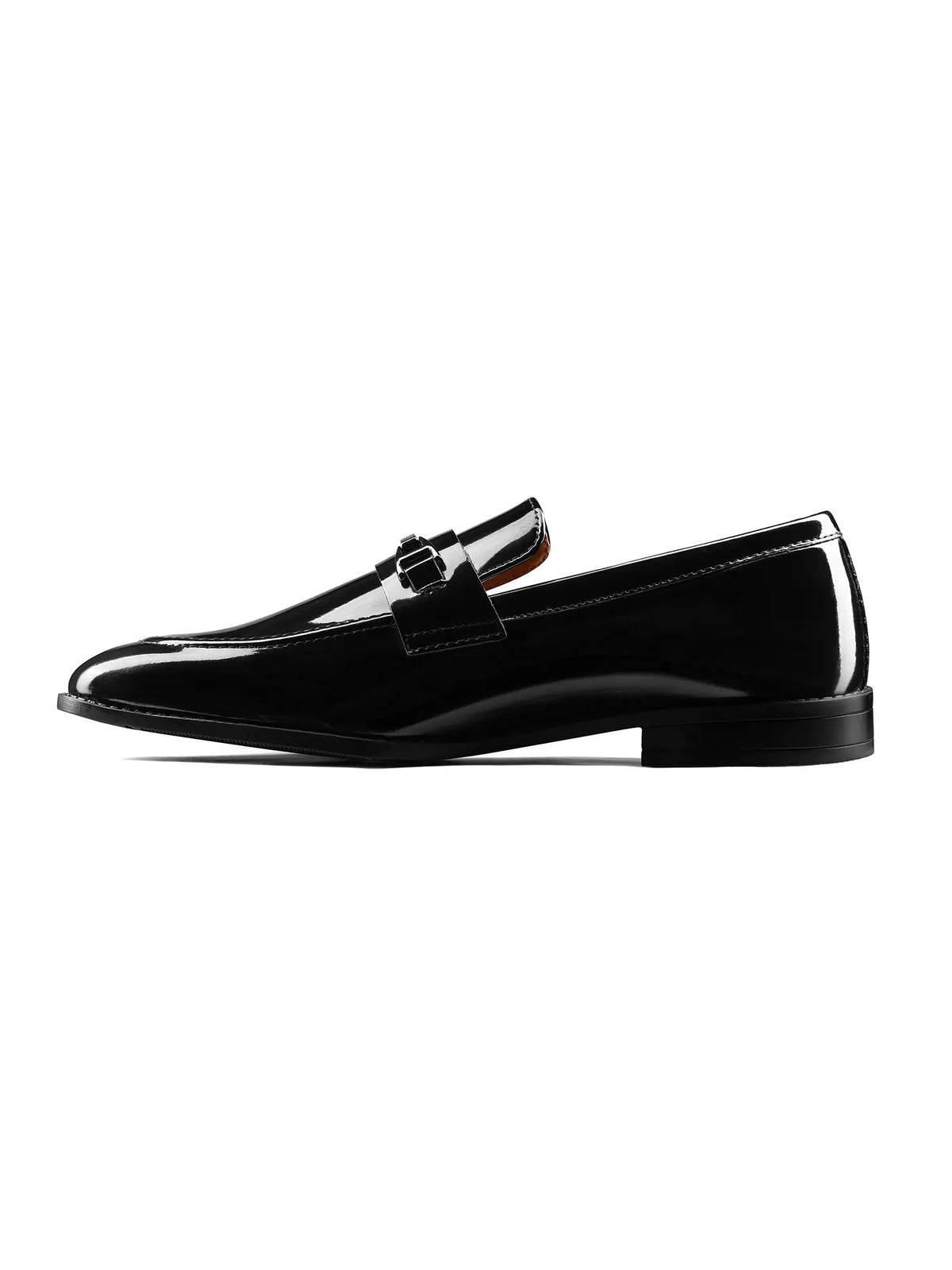 Jet Black Handcrafted Moccasin Slipon