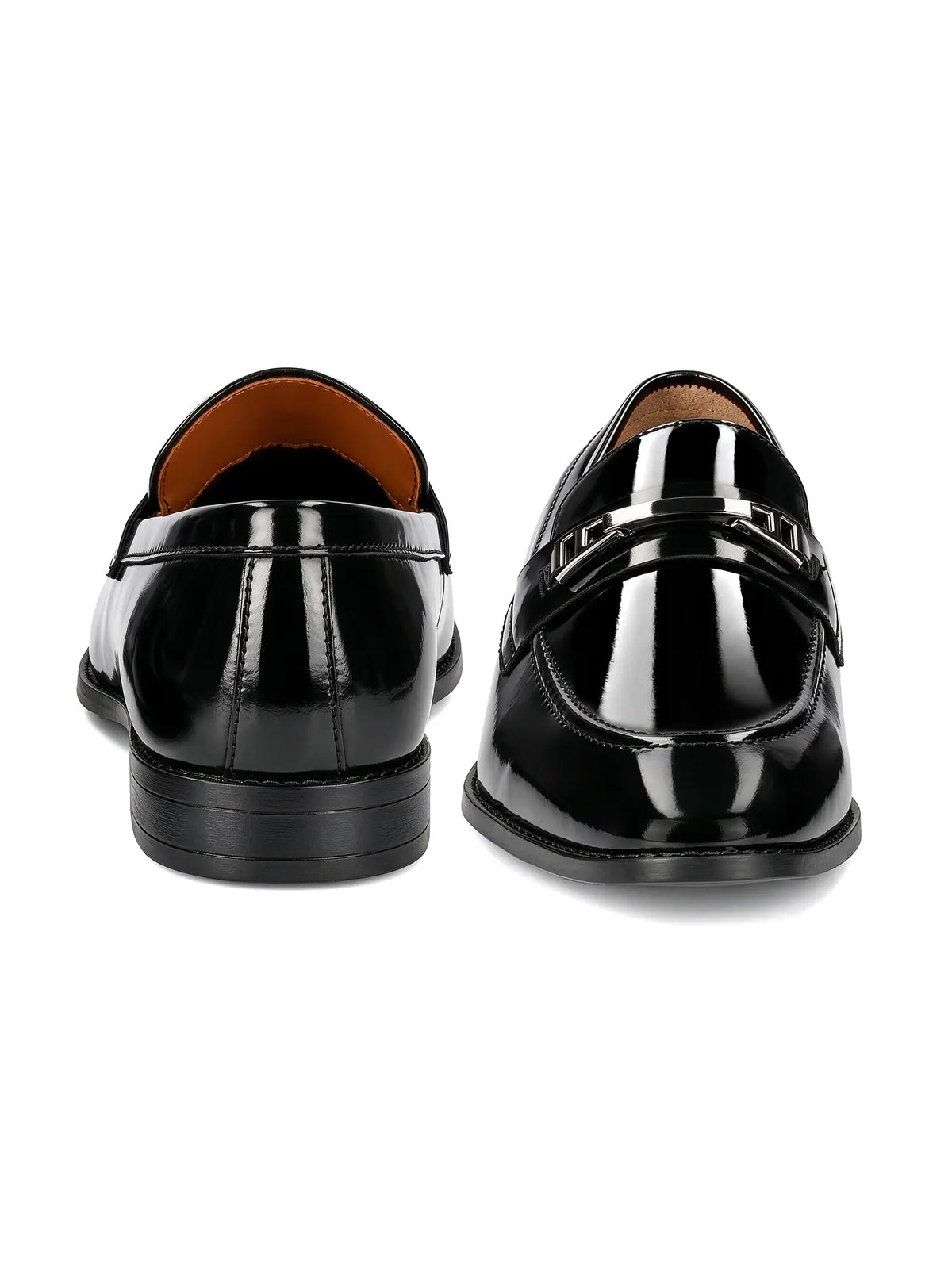 Jet Black Handcrafted Moccasin Slipon