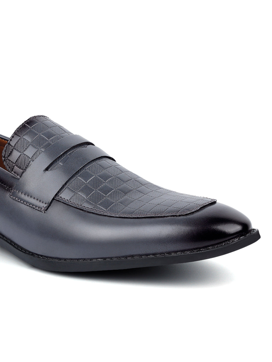 Ash Grey Handcrafted Moccasins Slipons