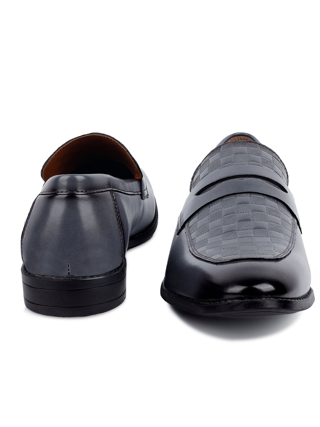 Ash Grey Handcrafted Moccasins Slipons