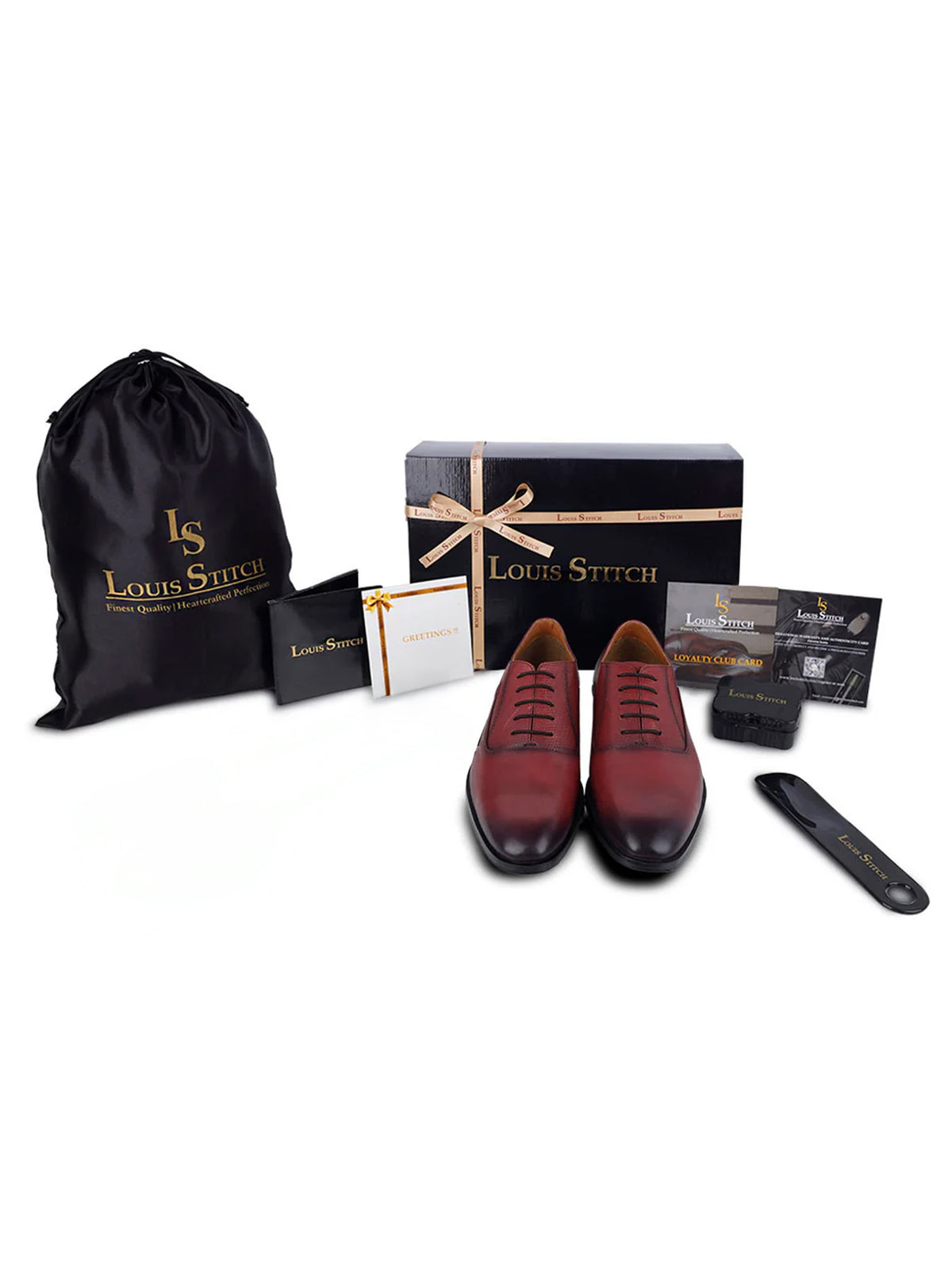 Rosewood Handmade Premium Italian Leather Derby Shoes