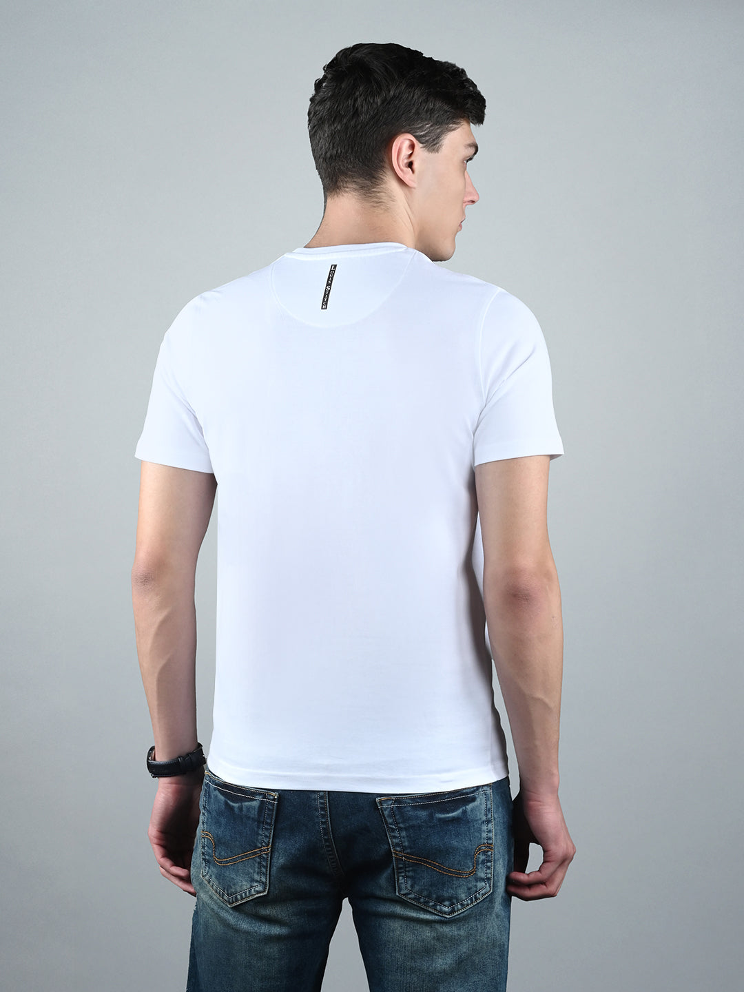 Men's Super Combed Cotton Regular Fit Pack of 2 Roundneck T-shirts