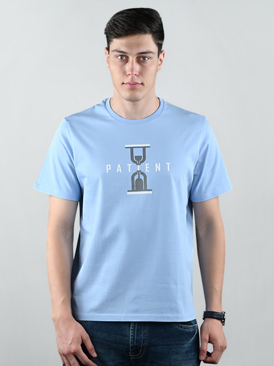 Men's Super Combed Cotton Regular Fit Pack of 2 Roundneck T-shirts