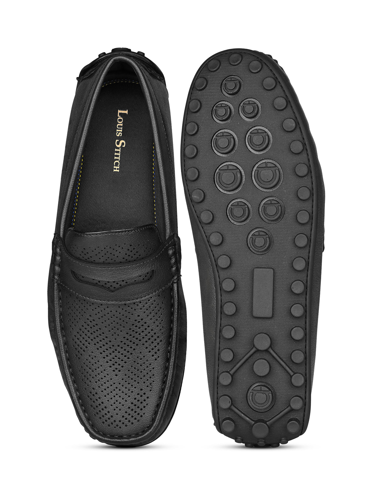 Jet Black Soft Touch & Lightweight Loafers