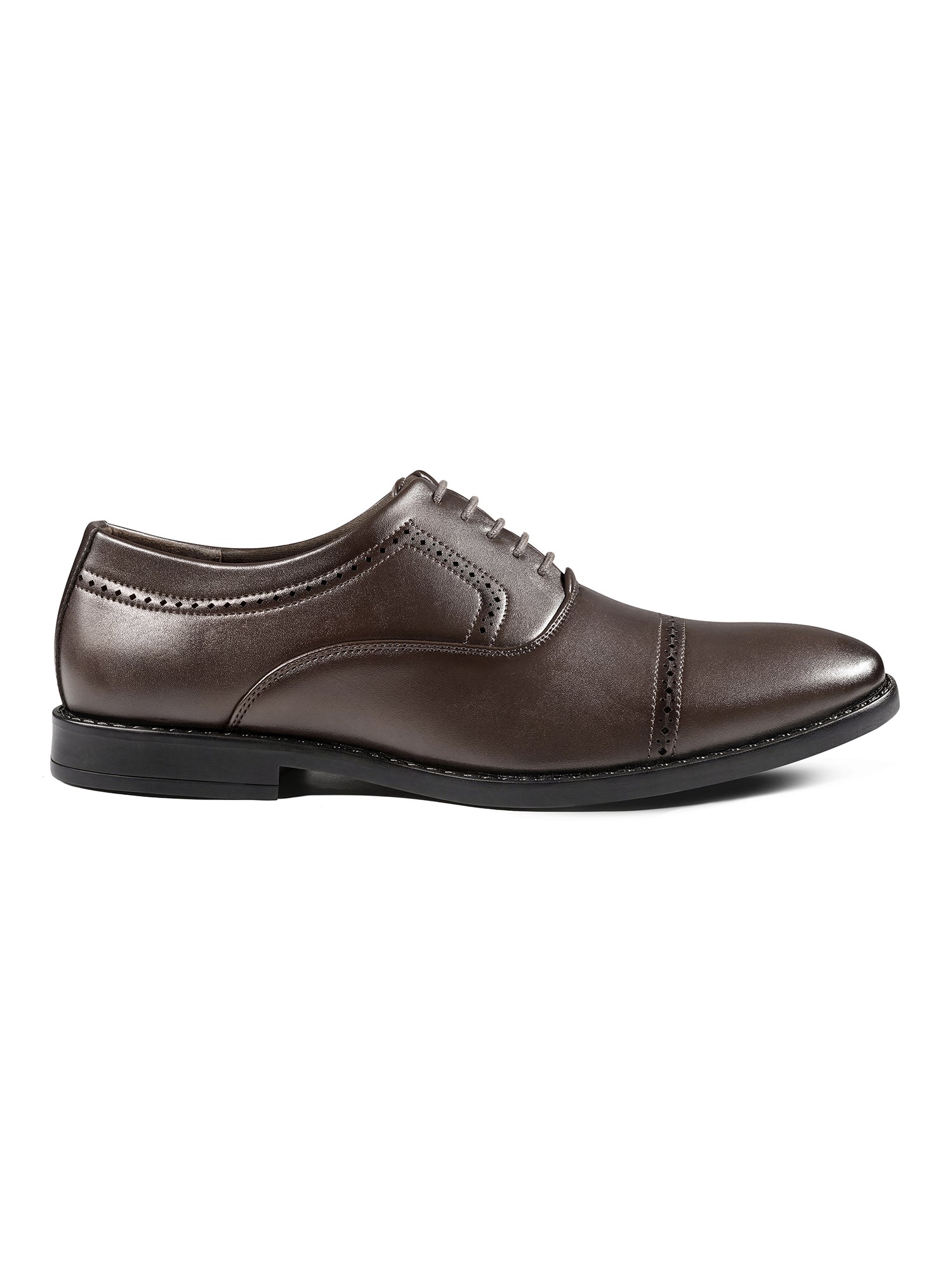 Brunette Brown Formal Oxford Lace-Up Shoes