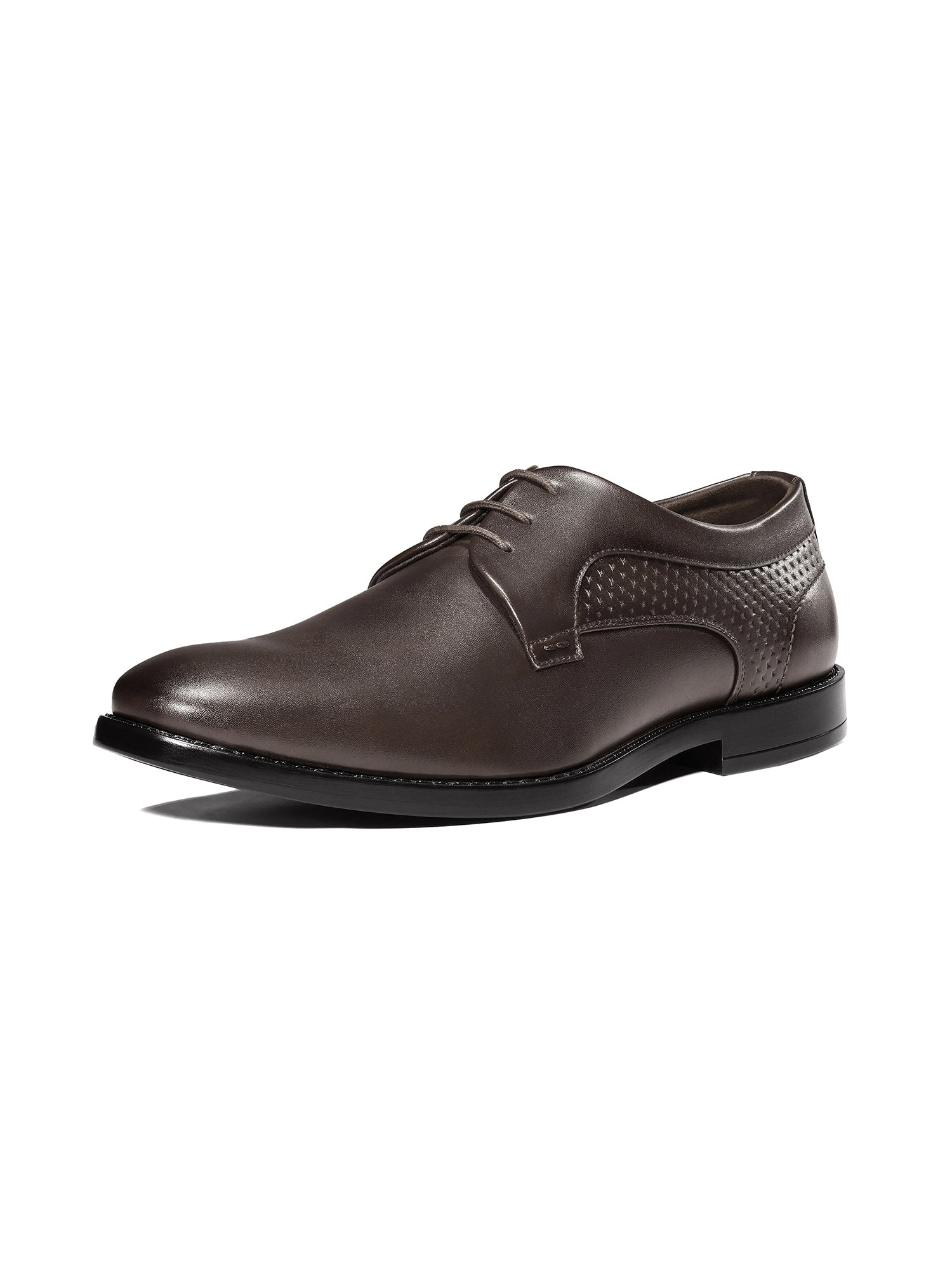 Brunette Brown Formal Derby Lace-Up Shoes