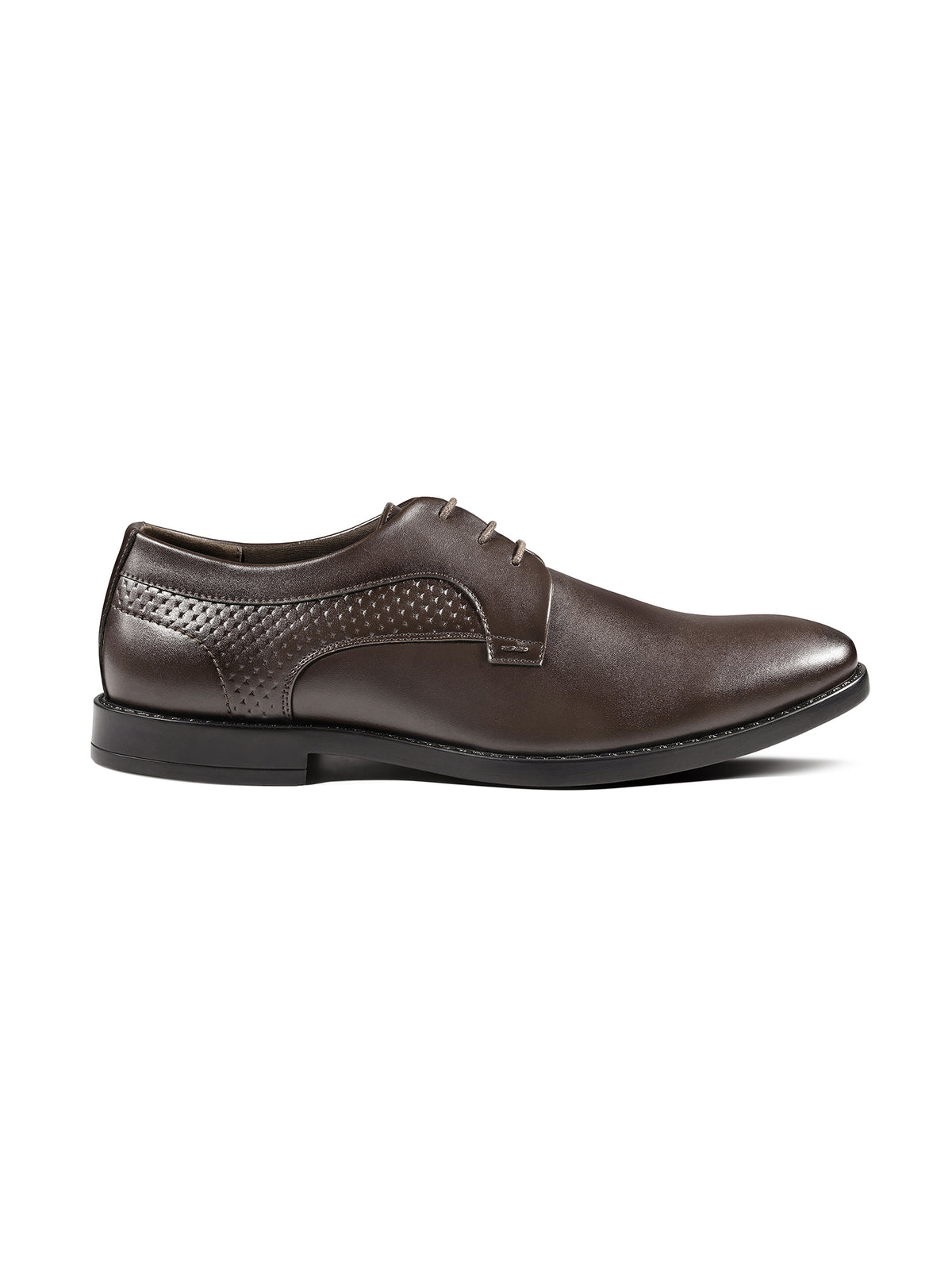 Brunette Brown Formal Derby Lace-Up Shoes