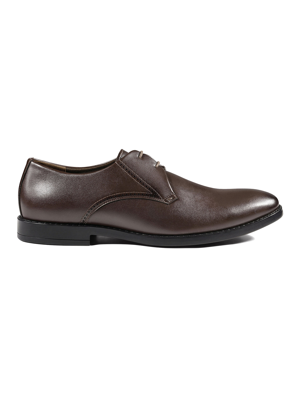 Brunette Brown Formal Derby Lace-Up Shoes