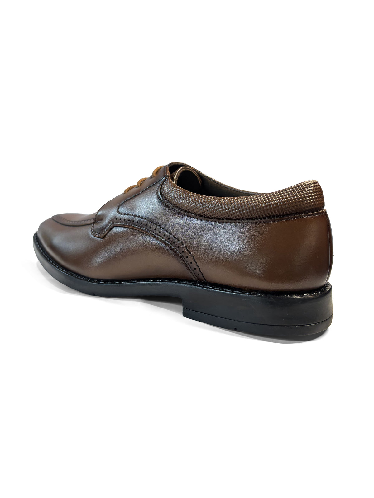 Russet Tan Formal Derby Lace-Up Shoes