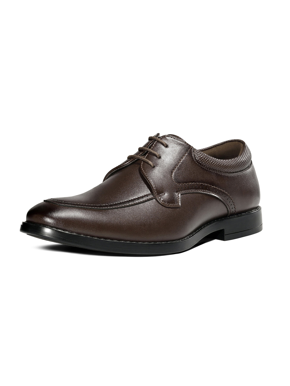 Brunette Brown Formal Derby Lace-Up Shoes