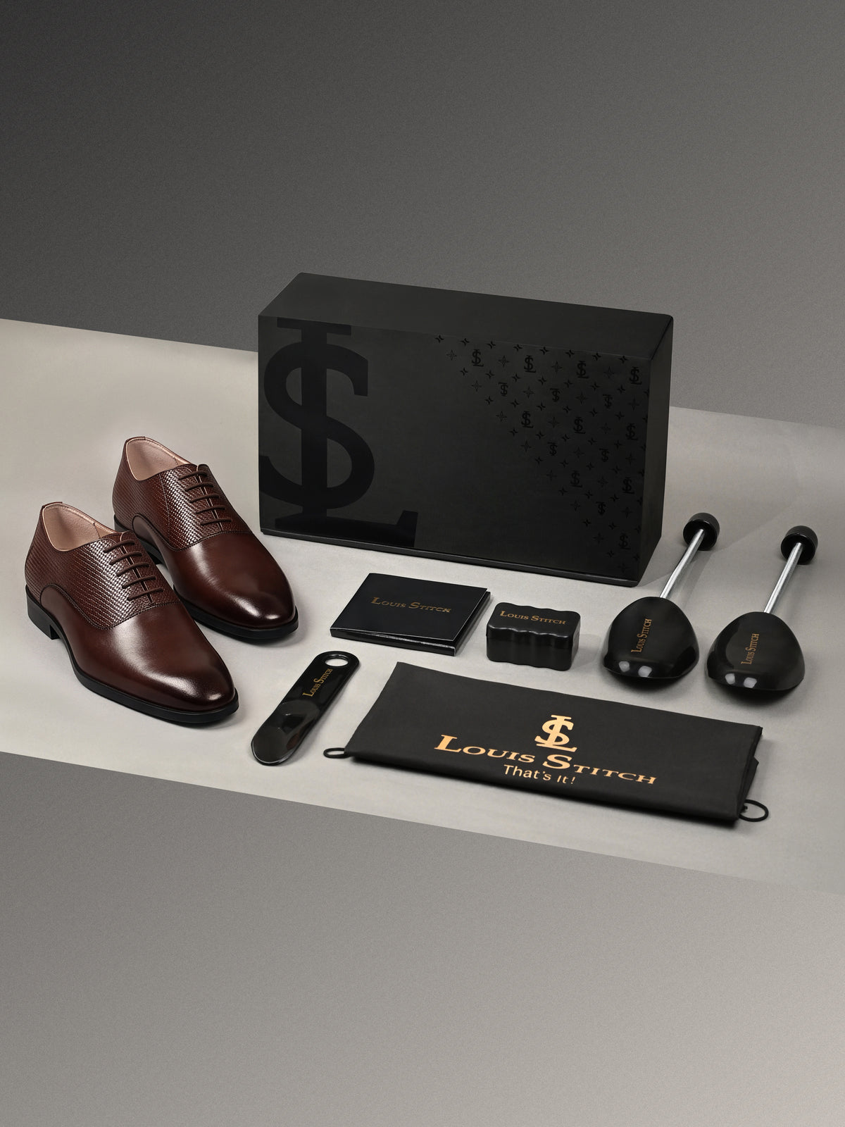 Brunette Brown Italian Crust Leather Formal Derby