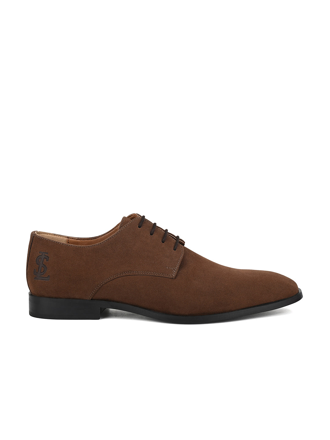 Brunette Brown Casual Lace-Up Derby Shoes