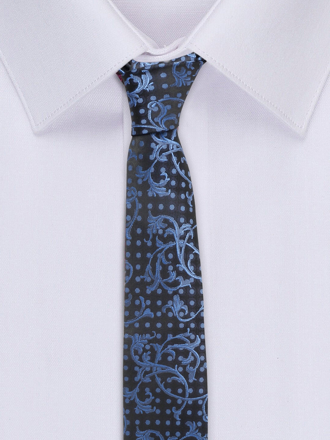 prussian blue tie
